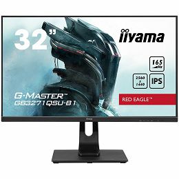 iiyama G-Master GB3271QSU-B1, 32" IPS display - WQHD resolution (2560 x 1440), Free Sync technology - Black Tuner, Blue Light - 1ms response time - 80M Advanced Contrast Ratio: 1 - 2x HDMI - 2x Displa