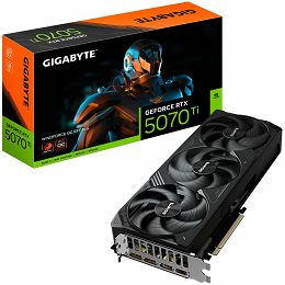 GIGABYTE Video Card NVIDIA GeForce RTX 5070 Ti WINDFORCE OC SFF 16G (16GB GDDR7/256bit, PCI-E 5.0, Recommended PSU 750W, 3xDP, 1xHDMI) ATX