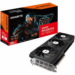 GIGABYTE Video Card AMD Radeon RX 7900 XT GAMING OC 24G, GDDR6 20GB/320bit, PCI-E 4.0 x16, 2xHDMI, 2xDP, 2x8pin, WINDFORCE 3X, Anti-sag bracket, 800W PSU, Retail