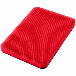 Toshiba External Hard Drive Canvio Advance (2.5 2TB, USB3.2 Gen 1, Red)