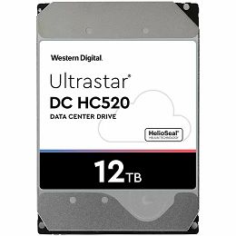 Western Digital Ultrastar DC HDD Server HE12 (3.5’’, 12TB, 256MB, 7200 RPM, SATA 6Gb/s, 4KN ISE) SKU: 0F30141