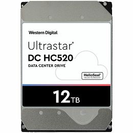 Western Digital Ultrastar DC HDD Server HE12 (3.5’’, 12TB, 256MB, 7200 RPM, SATA 6Gb/s, 4KN SE) SKU: 0F30143