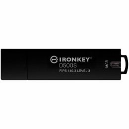 KINGSTON 16GB IronKey D500S FIPS 140-3 Lvl 3 (Pending) AES-256
