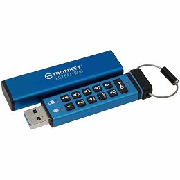 Kingston 128GB IronKey Keypad 200, FIPS 140-3 Lvl 3 (Pending) AES-256 Encrypted EAN: 740617330069