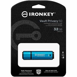 Kingston IronKey 32GB  USB 3.2 Gen 1 Vault Privacy 50 Series