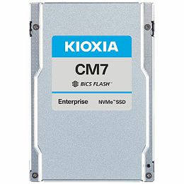 SSD Enterprise Read Intensive KIOXIA CM7-R 1.92TB PCIe Gen5 (1x4 2x2) (128GT/s) NVMe 2.0, BiCS Flash TLC, U.3 2.5"/15mm, Read/Write: 14000/3500 MBps, IOPS 2000K/155K, DWPD 1