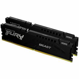 Kingston DRAM 64GB 5200MT/s DDR5 CL40 DIMM (Kit of 2) FURY Beast Black EAN: 740617326550