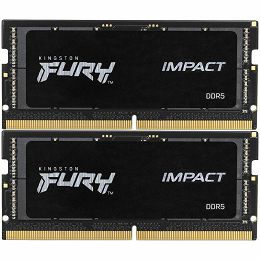 Kingston DRAM 32GB 6400MT/s DDR5 CL38 SODIMM (Kit of 2) FURY Impact XMP EAN: 740617335743