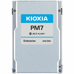 SSD Enterprise Mixed Use KIOXIA PM7-V 12.8TB SAS-4 Single/Dual port, BiCS Flash TLC, 2.5"/15mm, Read/Write: 4200/4100 MBps, IOPS 720K/330K, DWPD 3