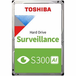 HDD Video Surveillance TOSHIBA S300 AI 20TB CMR, 3.5, 1024MB, 7200RPM, SATA, 64 cameras, 24/7, TBW: 550