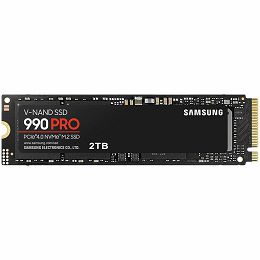 Samsung SSD 2TB M.2 PCIEx4 PCI Gen4.0 990 Pro without Heatsink 1200 TBW 5 yrs