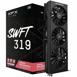 XFX AMD Video Card RX-6800XT SWIFT 319 Core, 16GB GDDR6 256bit, 2550MHz/ 16Gbps, 3xDP, HDMI, 3 Fan, 3 slot