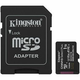 Kingston 1TB microSDXC Canvas Select Plus Gen3 150MB/s A1 Card + Adapter