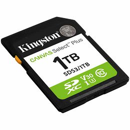 KINGSTON 1TB SDXC Canvas Select Plus Gen3 150MB/s C10 UHS-I U3 V30