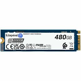 Kingston SSD 480G DC2000B PCIe 4.0 M.2 2280 Enterprise SSD, EAN: 740617345209