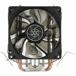 SilverStone SST-KR03 Kryton CPU Cooler, Silent hydraulic bearing 92mm blue LED fan, Intel LGA 775/115x/1200/1366 AMD Socket AM4/AM3/AM2/FM2/FM1