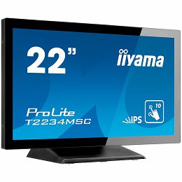 IIYAMA Monitor 21,5" PCAP Bezel Free Front, Speakers, 10P Touch with Anti-Finger print coating, IPS Panel, 1920x1080, VGA, DisplayPort, HDMI, 305cd/m² (with touch), Touch through glass (gloves), 1000:
