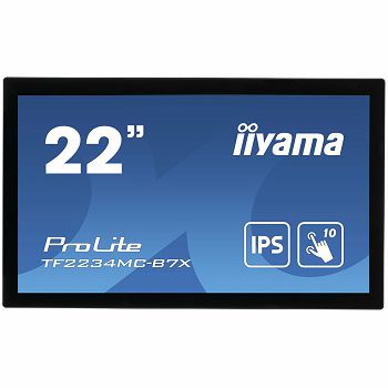 IIYAMA Monitor 21,5" PCAP Bezel Free 10P Touch with Anti-Fingerprint coating, 1920x1080, IPS panel, VGA, DisplayPort, HDMI, 305cd/m² (with touch), Through Glass (Gloves) mode, 1000:1, 8ms, USB Touch I