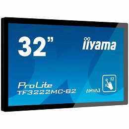 IIYAMA PROLITE TF3222MC-B2 32” 12pt open frame touch monitor projective capacitive Touch points 12 (HID, only with supported OS) Analog signal input VGA x1 Digital signal inputDVI x1 Touch interface	U