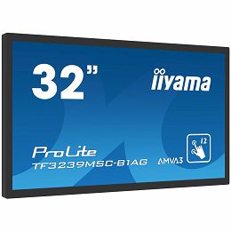 IIYAMA Monitor 32" PCAP  Anti-glare Bezel Free 12-Points Touch Screen, 1920x1080, AMVA3 panel, 24/7 operation, 2xHDMI, DisplayPort, VGA, 420cd/m², 3000:1, Through Glass (Gloves) supported, Landscape, 