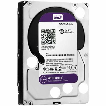 HDD AV WD Purple (3.5, 1TB, 64MB, 5400 RPM, SATA 6 Gb/s)