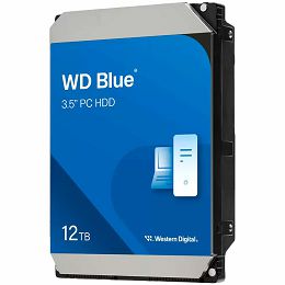 HDD Desktop WD Blue 12TB CMR, 3.5, 512MB, 7200 RPM, SATA