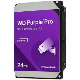 HDD AV WD Purple Pro (3.5, 24TB, 512MB, 7200 RPM, SATA 6 Gb/s)