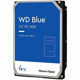 HDD Desktop WD Blue 4TB CMR, 3.5, 256MB, 5400 RPM, SATA 6Gbps