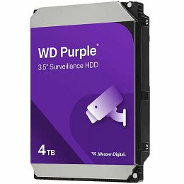 WD Purple 4TB CMR, 3.5, 256MB, SATA 6Gbps