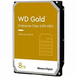 HDD Server WD Gold 8TB CMR, 3.5, 256MB, 7200 RPM, SATA, 512E
