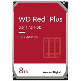 HDD NAS WD Red Plus 8TB CMR, 3.5, 256MB, 5640 RPM, SATA, TBW: 180