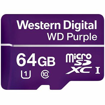 CSDCARD WD Purple (MICROSD, 64GB)