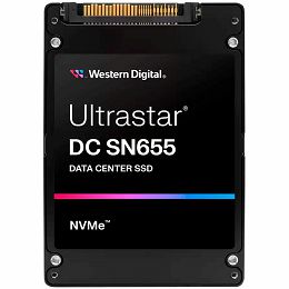 SSD Server WD/HGST ULTRASTAR DC SN655 (BiCS5 TLC NVMe U.3 SFF-15mm RI-1 DW/D 7% OP 30.72TB, Dual Port(DP), SE, Generic) SKU: 0TS2507