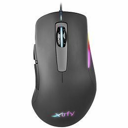 XTRFY M1 RGB, Gaming mouse, Pixart 3330, Black