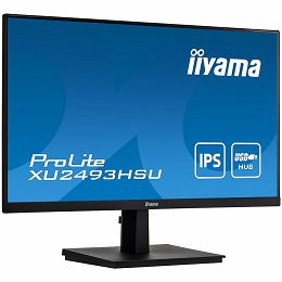 iiyama 24" ETE IPS-panel, 1920x1080, 4ms, 250cd/m², Speakers, VGA, HDMI, DisplayPort, USB-HUB (23,8" VIS)
