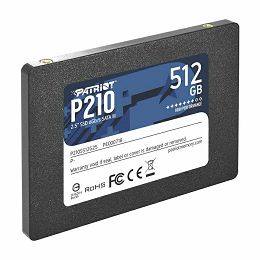 Patriot SSD P210 R520/W430, 512GB, 7mm, 2.5"